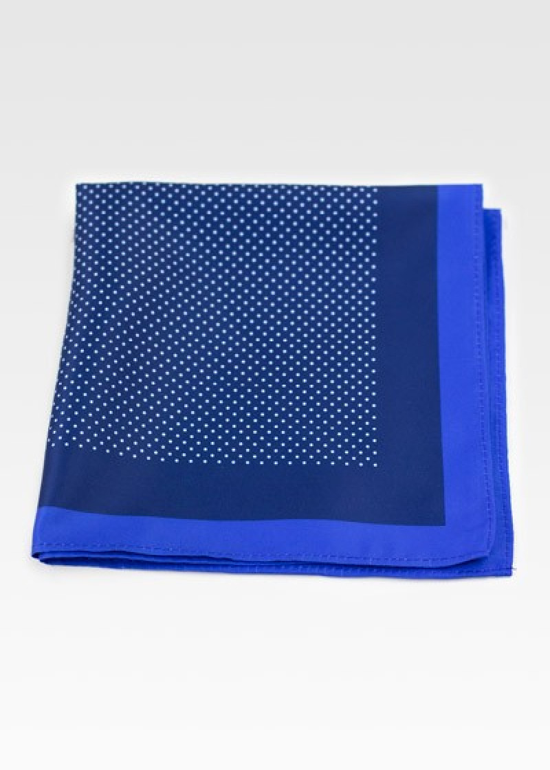 Sciarpa Cavalier Classic Dot Design Blu scuro