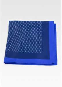 Sciarpa Cavalier Classic Dot Design Blu scuro