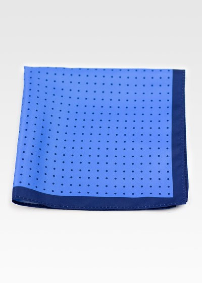 Panno decorativo Classic Dot Design Azzurro