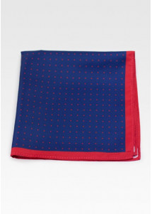 Panno ornamentale Classic Dot Design Blu...