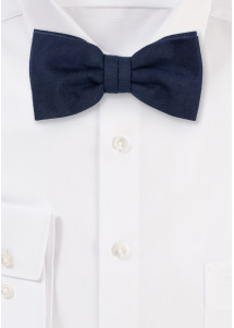 Herren-Schleife gesprenkelt einfarbig navyblau