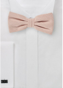 Papillon uomo linea screziata check Salmone