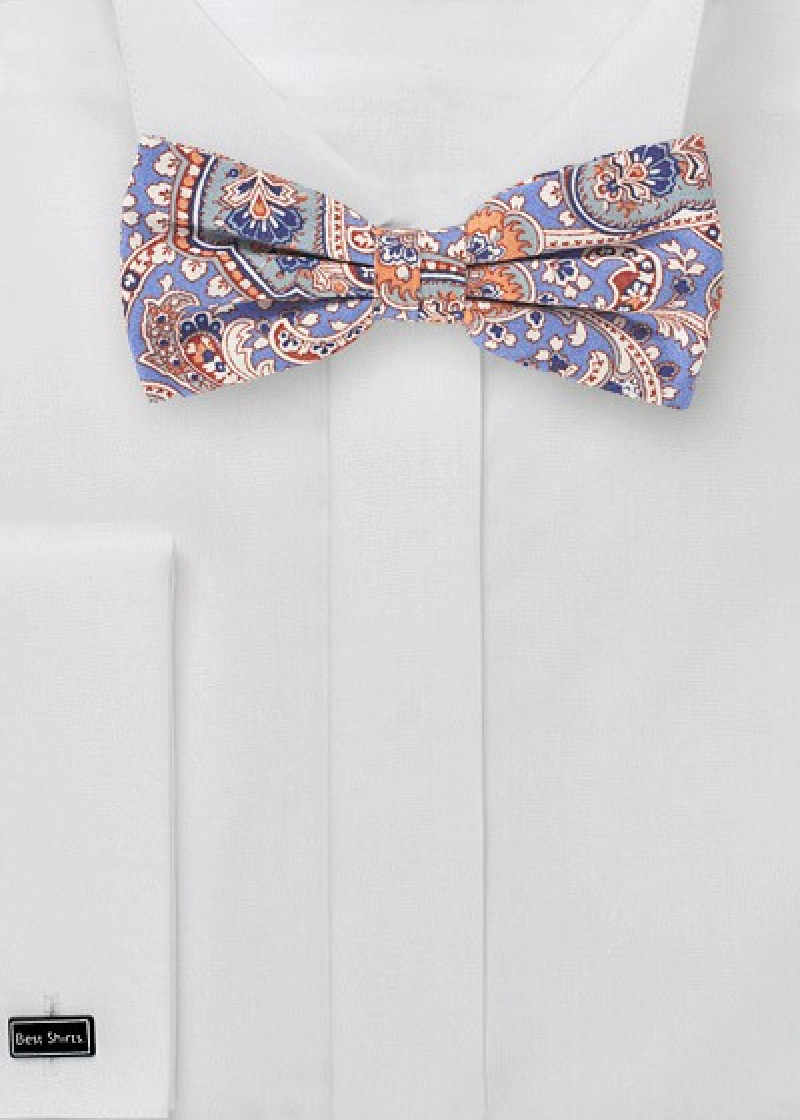 Papillon Paisley Blu opaco