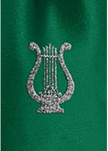 Krawatte Lyra flaschengrün