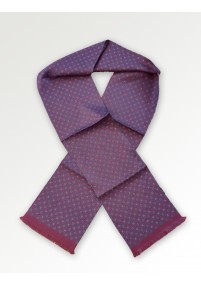 Sciarpa ornamento cravatta rosso vino