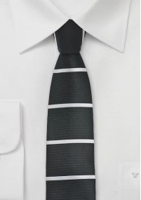 Cravatta stretta righe orizzontali