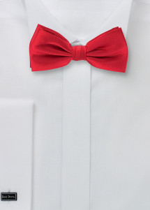 Papillon in seta nobile rosso