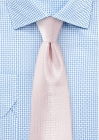 Cravatta strutturata uni blush