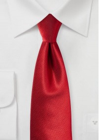 Cravatta da uomo struttura uni medio rosso