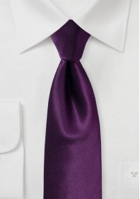 Cravatta da uomo struttura uni viola