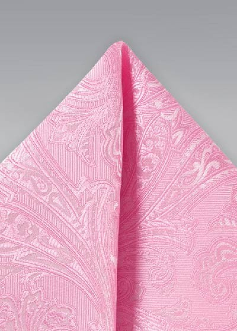 Sciarpa decorativa con allegro motivo paisley rosé
