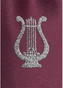 Krawatte Lyra bordeaux