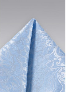 Hanky Dove Blu Motivo Vegetativo