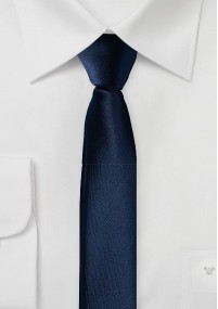 Cravatta extra stretta sagomata navy