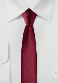 Cravatta business extra stretta rosso...