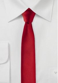 Cravatta business extra slim rosso...