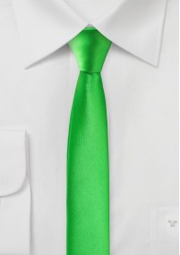Cravatta extra stretta verde