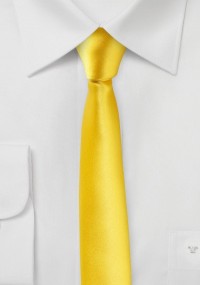 Cravatta extra stretta sagomata, giallo