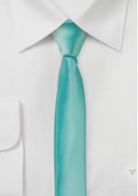 Cravatta extra stretta da uomo blu verde