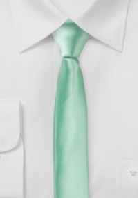 Cravatta extra slim verde chiaro