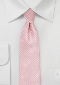 Cravatta rosa puntini