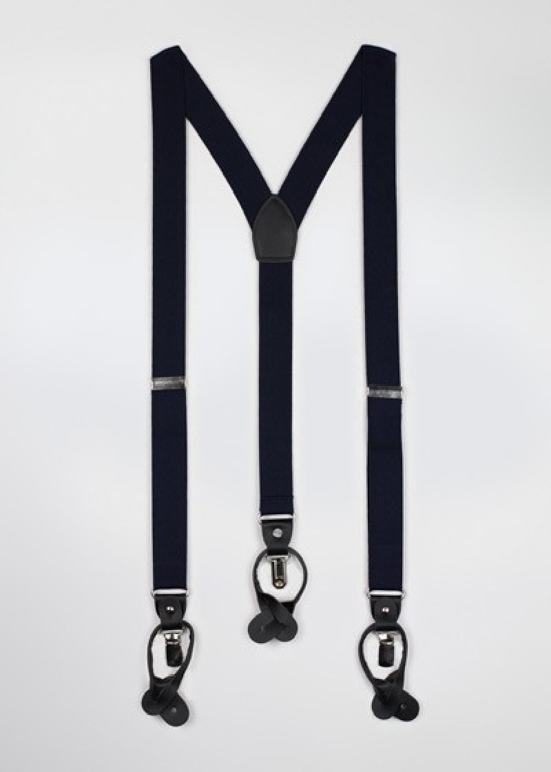 Bretelle elastiche navy
