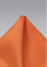 Fazzoletto da taschino arancio rame