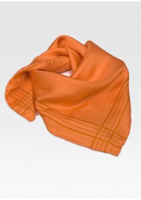 Sciarpa da donna con bordo arancione