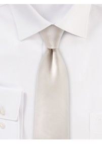 Seiden-Krawatte dezenter Glanz weiß