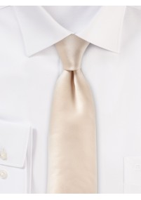 Cravatta in seta raffinata bianco antico