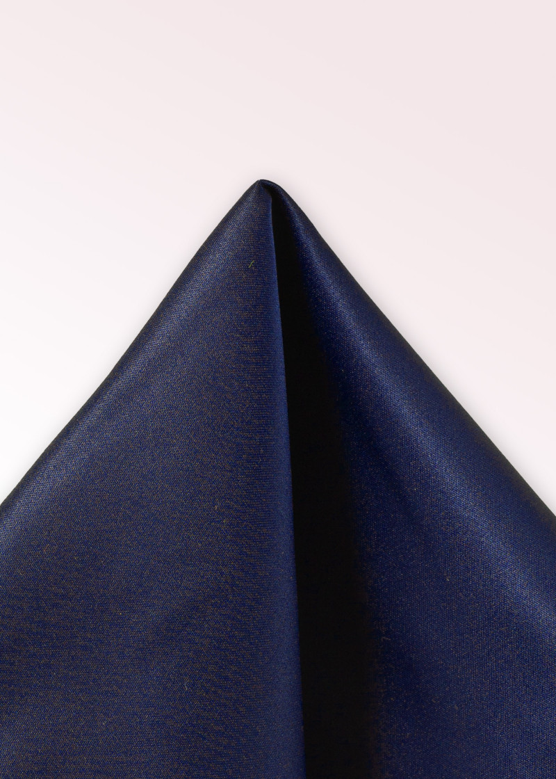 Panno decorativo satinato blu notte