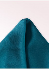 Panno ornamentale di seta unicolore blu verde