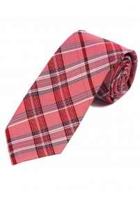 XXL cravatta a quadri blu navy rosso