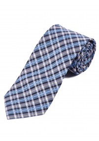 Cravatta extra stretta sagomata Tartan...