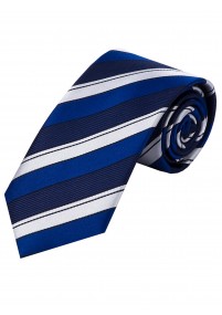 Cravatta a righe blu navy blu reale...