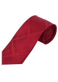 Cravatta con struttura sottile rosso...