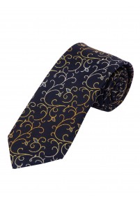 Cravatta extra stretta con motivo floreale...