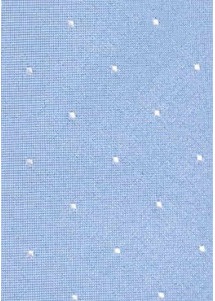 Herren-Schleife Punkt-Pattern eisblau
