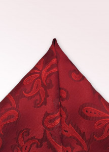 Kavaliertuch Paisley-Muster rot