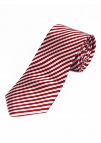 Cravatta a righe a blocchi rosso medio...