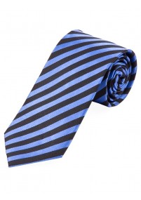 Cravatta a righe blu e nero