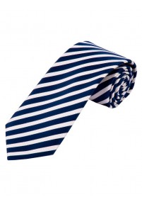 Cravatta a righe bianche e blu