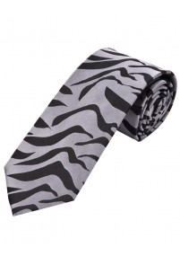Cravatta design a onde grigio chiaro