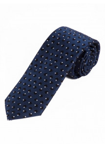 Cravatta a pois blu notte
