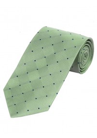 Cravatta a pois verde chiaro