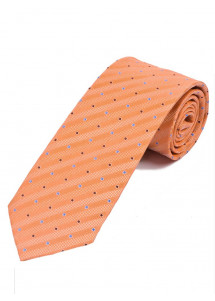 Cravatta business a pois Salmone