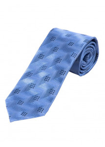Cravatta uomo blu ghiaccio con motivo a...