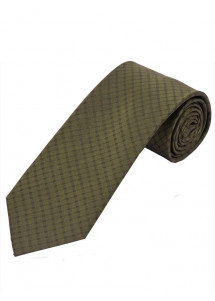 Cravatta da uomo verde oliva con struttura...