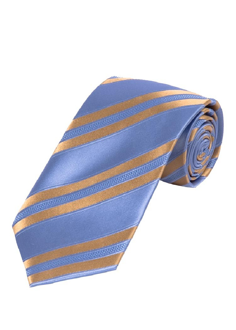 Cravatta a righe azzurro crema