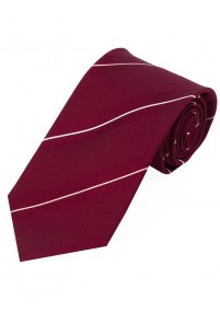 Cravatta business a righe rosso bianco